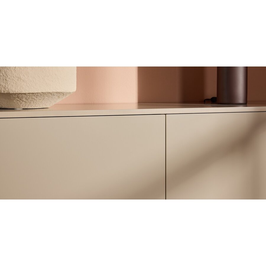 Frihamn Beige TV Wandmeubel met 2-Lades