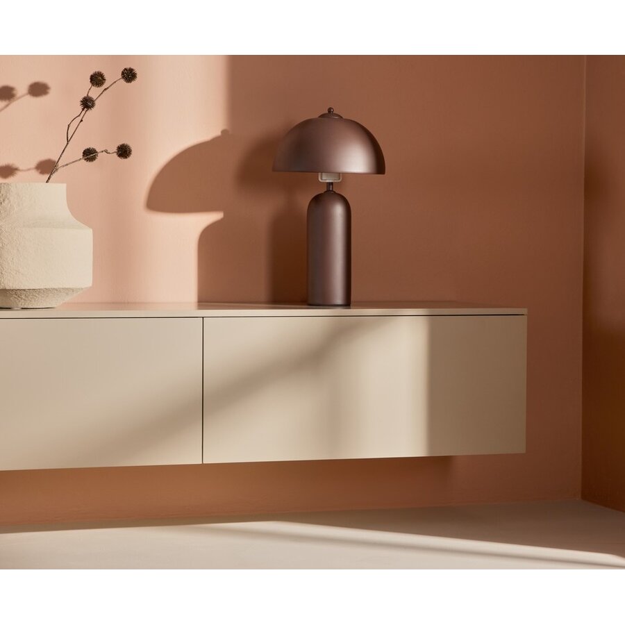 Frihamn Beige TV Wandmeubel met 2-Lades