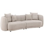 Hjem interiors Cielo Beige Bouclé 3-Zits Bank Hjem interiors Cielo Beige Bouclé 3-Zits Bank