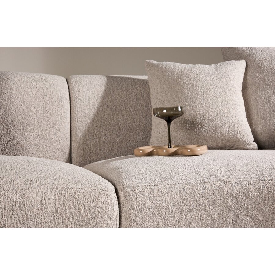 Cielo Beige Bouclé 3-Zits Bank Cielo Beige Bouclé 3-Zits Bank