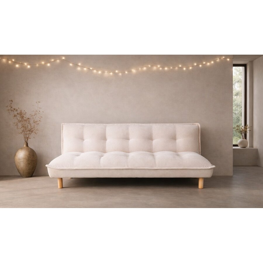 Gertrud Beige 2-Zits Slaapbank Corduroy Gertrud Beige 2-Zits Slaapbank Corduroy