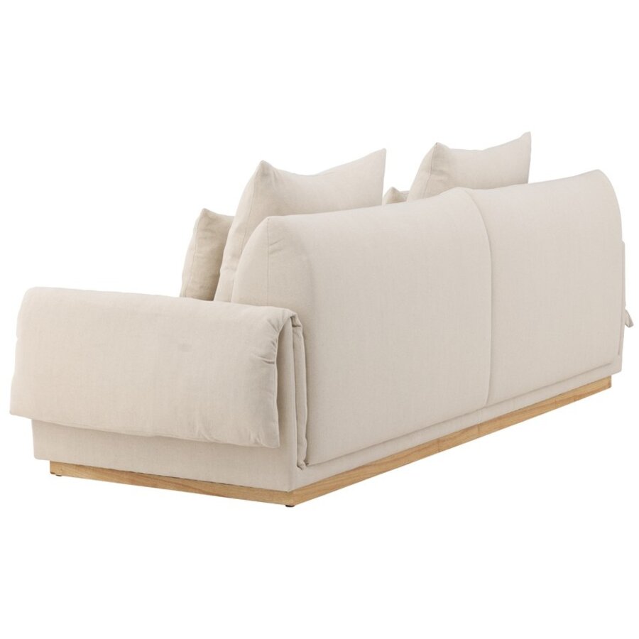 Mollösund Beige 3-Zits Bank Linnen