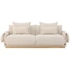 Mollösund Beige 3-Zits Bank Linnen