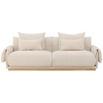 Hjem interiors Mollösund Beige 3-Zits Bank Linnen