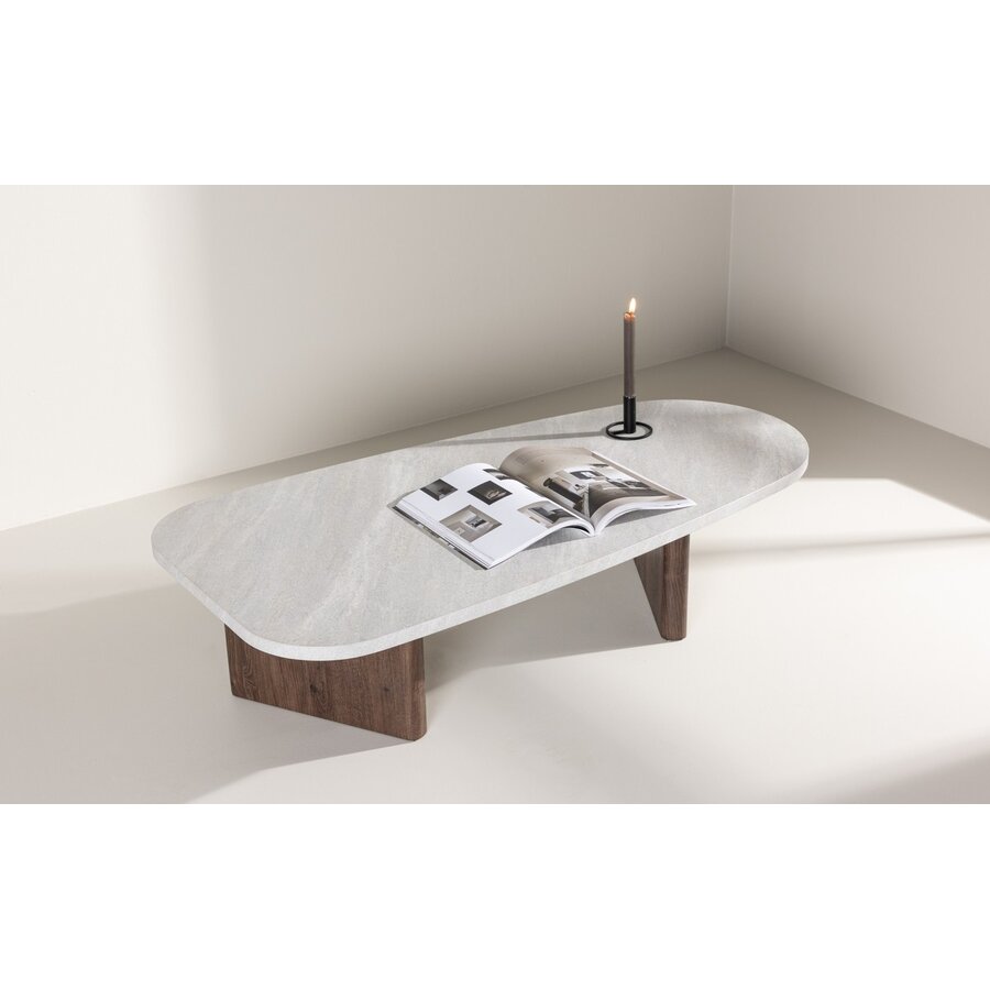 Grönvik Beton/Mocha Salontafel 130 cm