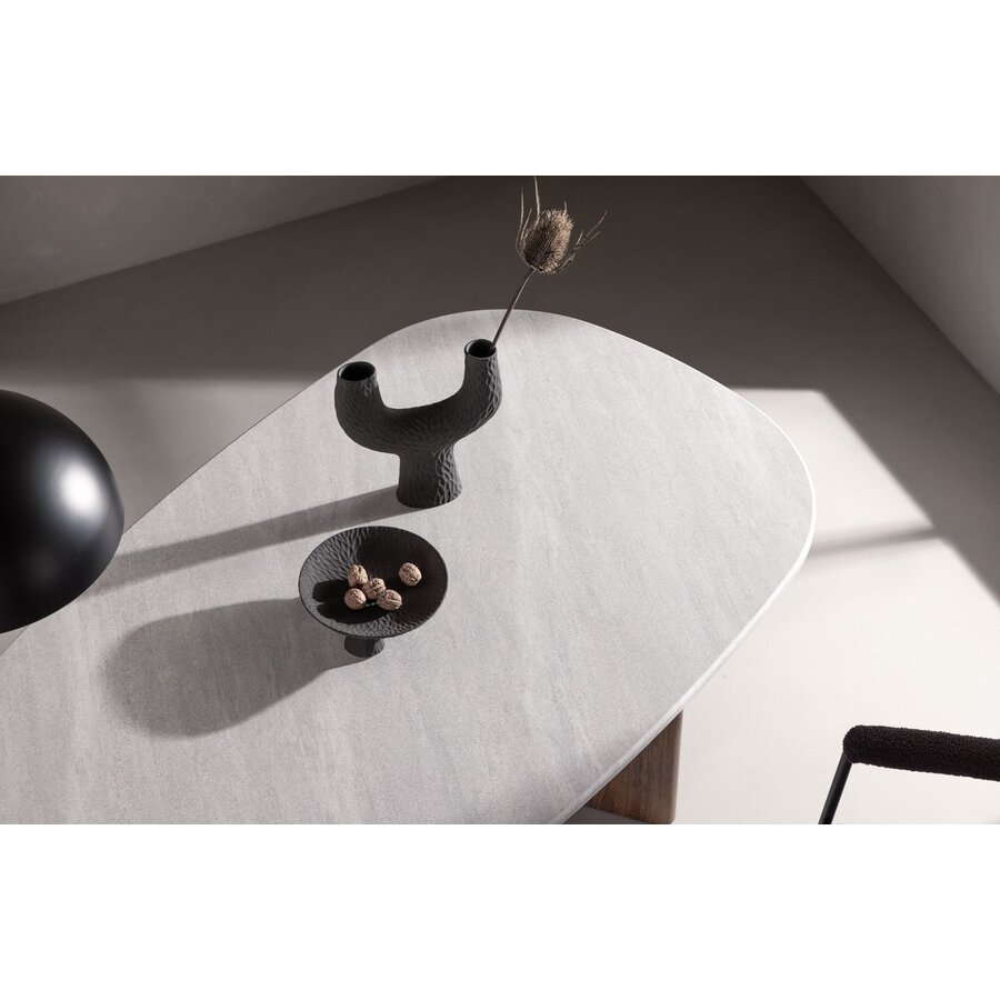 Grönvik Beton/Mocha Eettafel 180 cm