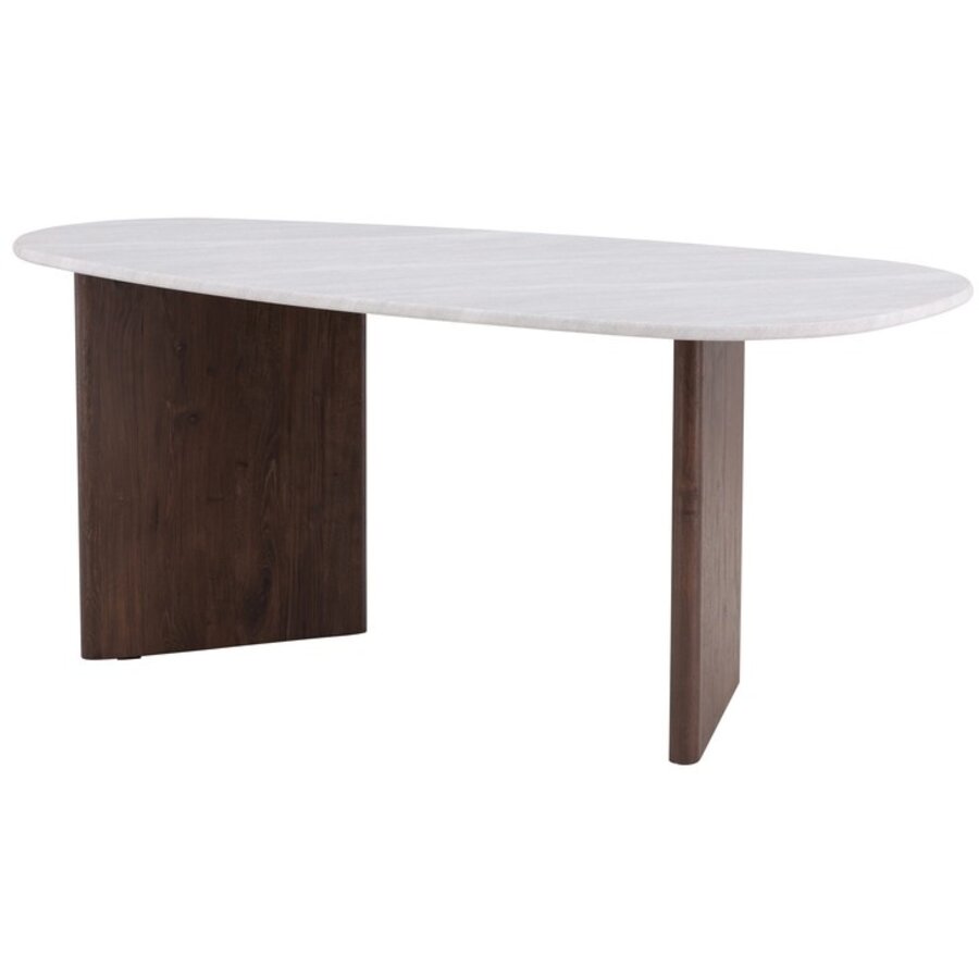 Grönvik Beton/Mocha Eettafel 180 cm