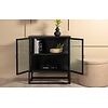Garis Zwart / Glas Opbergkast H80 cm