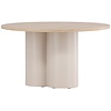Olivia Blank Eiken/Beige Salontafel Rond Ø80 cm