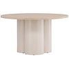 Olivia Blank Eiken/Beige Salontafel Rond Ø80 cm