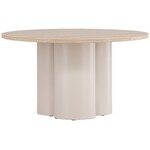 Hjem interiors Olivia Blank Eiken/Beige Salontafel Rond Ø80 cm