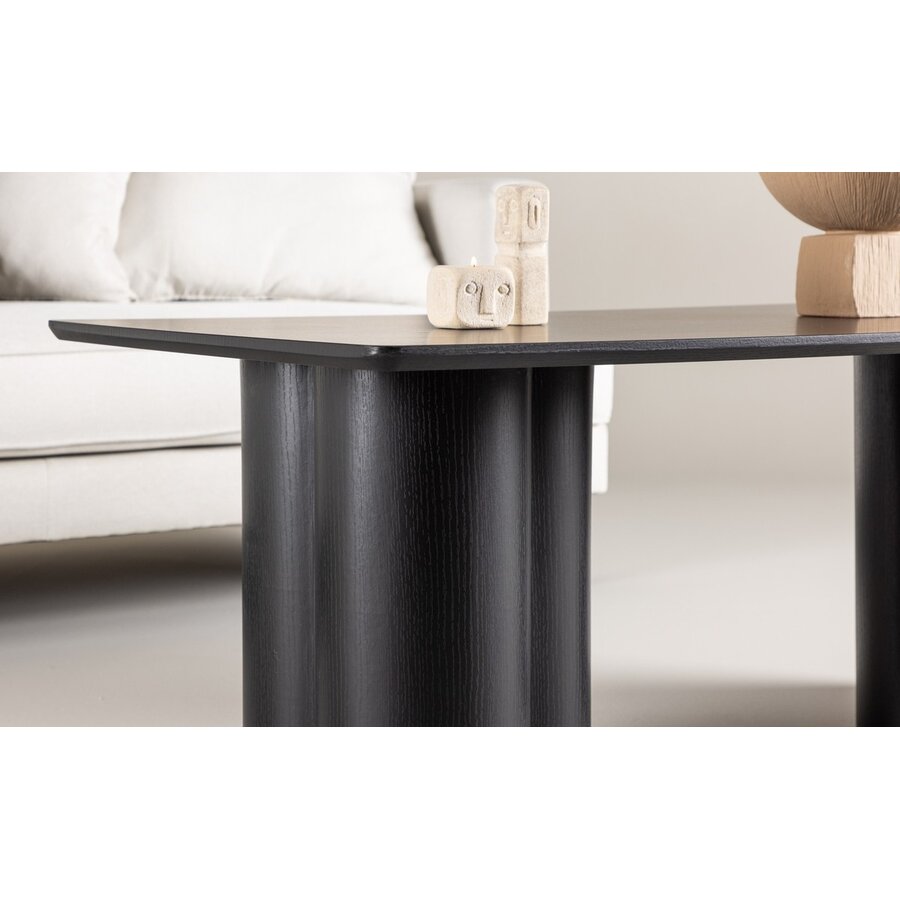 Olivia Zwart Salontafel Rechthoek 120 cm