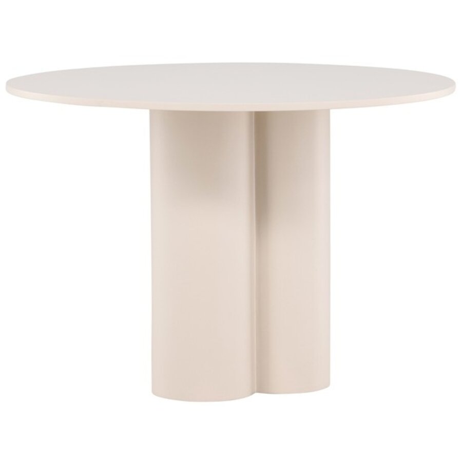 Olivia Beige Eettafel Rond Ø110 cm