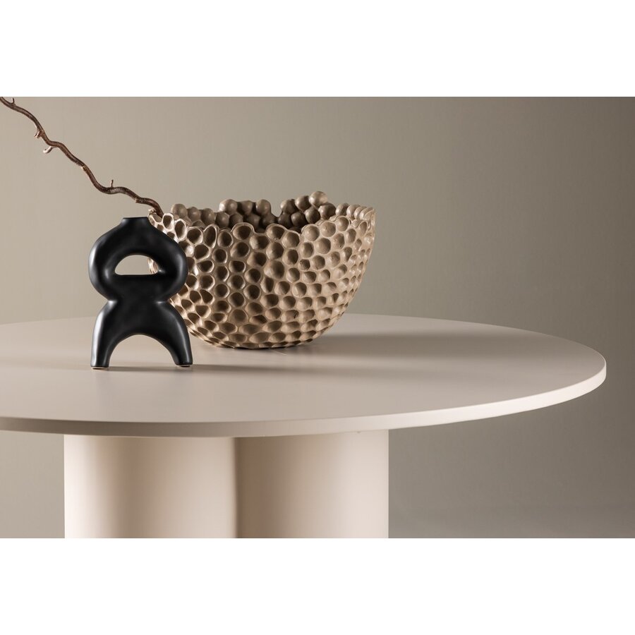 Olivia Beige Eettafel Rond Ø110 cm