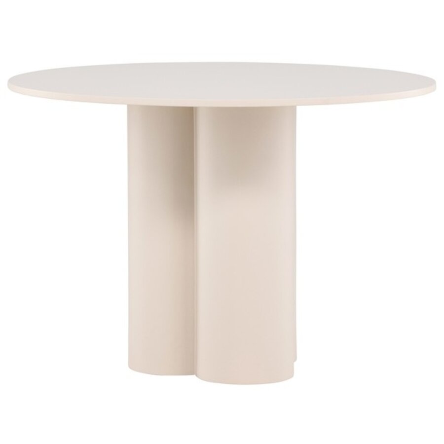 Olivia Beige Eettafel Rond Ø110 cm