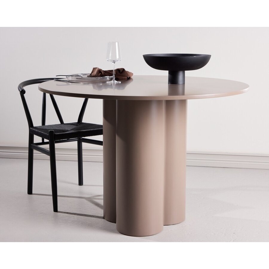Olivia Donkerbruin Eettafel Rond Ø110 cm
