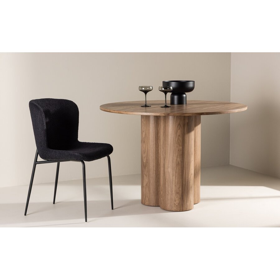 Olivia Bruin Eettafel Rond Ø110 cm