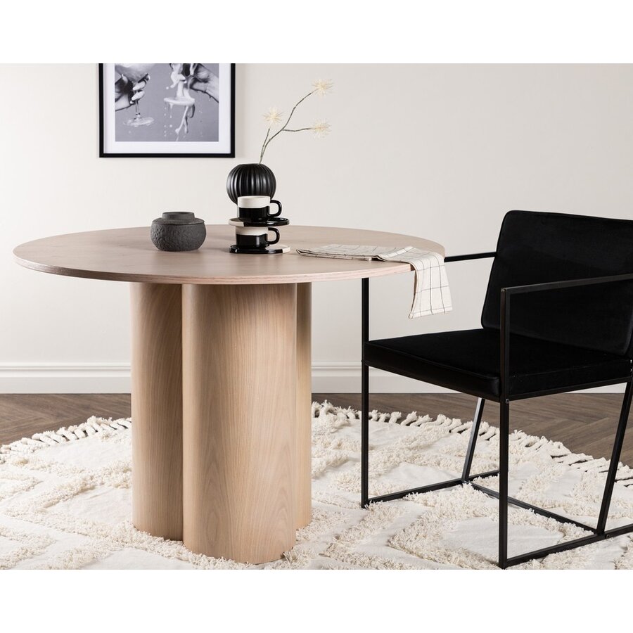 Olivia Blank Eiken Eettafel Rond Ø110 cm Olivia Blank Eiken Eettafel Rond Ø110 cm