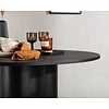 Olivia Zwart Eettafel Rond Ø110 cm