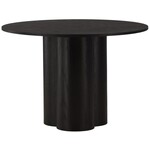 Hjem interiors Olivia Zwart Eettafel Rond Ø110 cm
