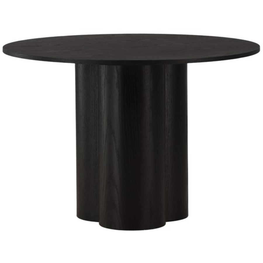 Olivia Zwart Eettafel Rond Ø110 cm