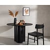 Olivia Zwart Eettafel Rond Ø110 cm
