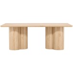 Hjem interiors Olivia Eiken Eettafel Rechthoek 210 cm Hjem interiors Olivia Eiken Eettafel Rechthoek 210 cm