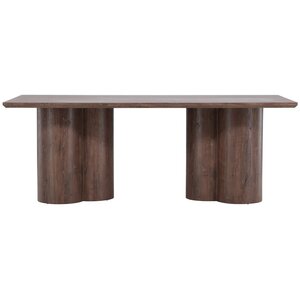 Hjem interiors Olivia Mocha Eettafel Rechthoek 210 cm