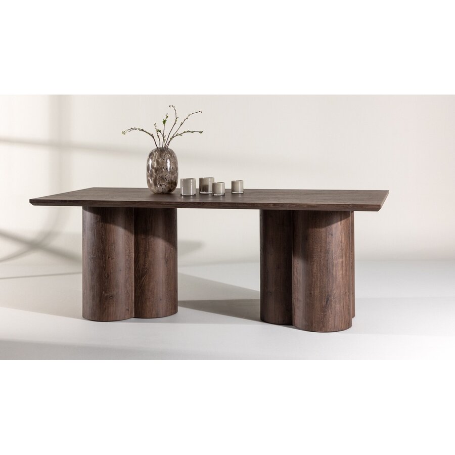 Olivia Mocha Eettafel Rechthoek 210 cm Olivia Mocha Eettafel Rechthoek 210 cm