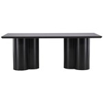 Hjem interiors Olivia Zwart Eettafel Rechthoek 210 cm