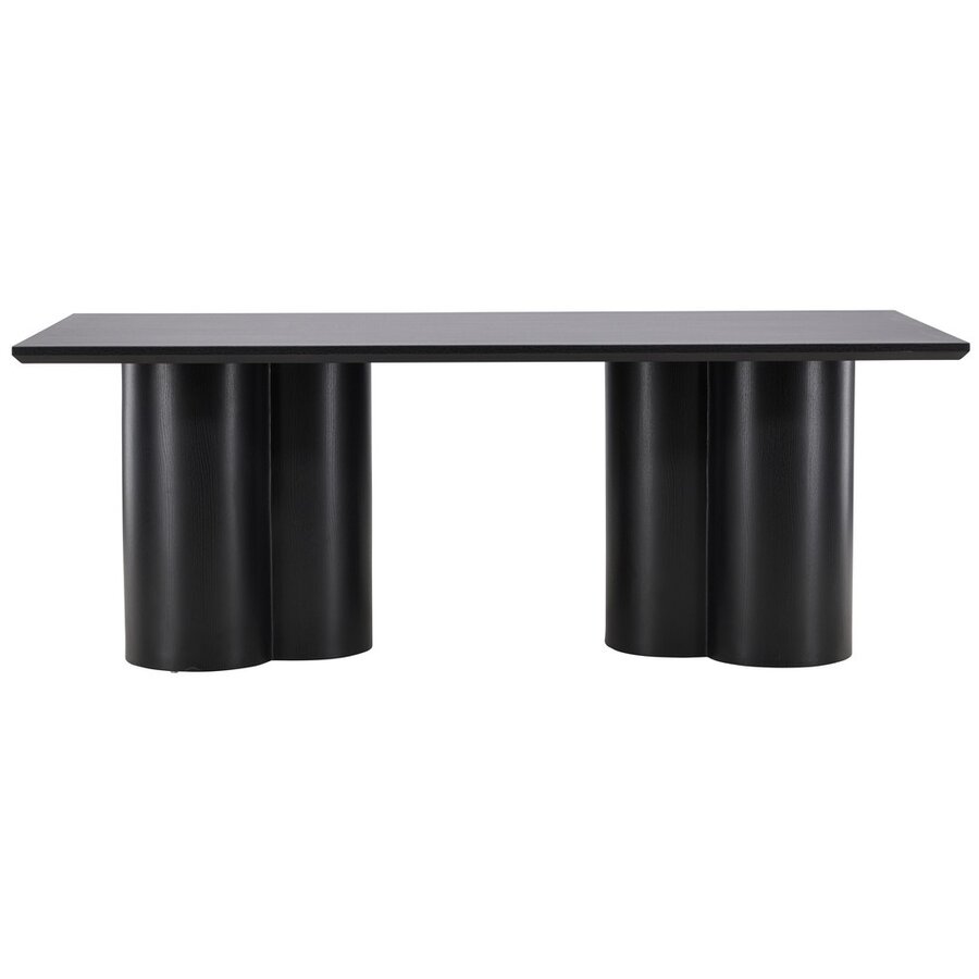 Olivia Zwart Eettafel Rechthoek 210 cm