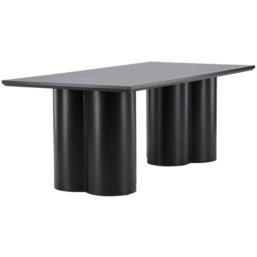 Olivia Zwart Eettafel Rechthoek 210 cm