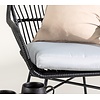 Viga Rotan Loungeset Zwart