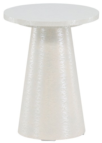 Hjem Interiors Lanzo Witte Bijzettafel Rond Ø35 cm