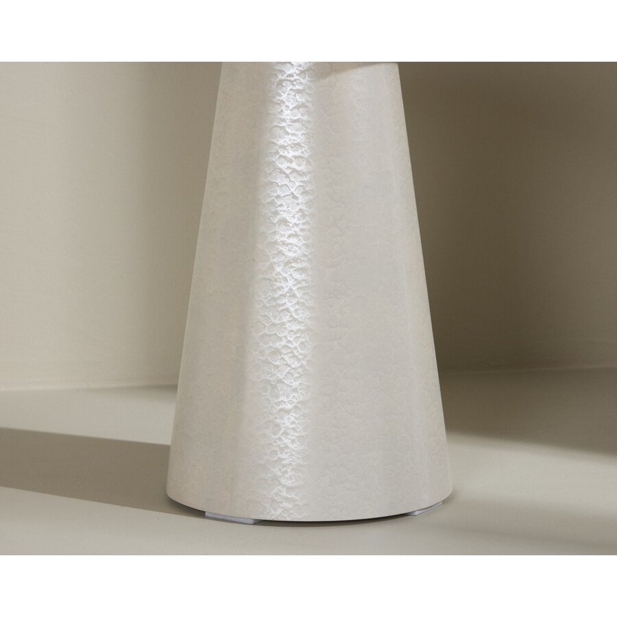 Lanzo Witte Bijzettafel Rond Ø35 cm