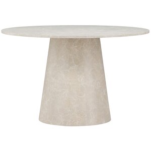 Hjem interiors Lanzo Beige Marmerlook Eettafel Rond Ø120 cm
