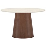 Hjem interiors Lanzo Travertijn/Mocha Eettafel Rond Ø120 cm
