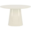 Lanzo Hoogglans Beige Eettafel Rond Ø120 cm