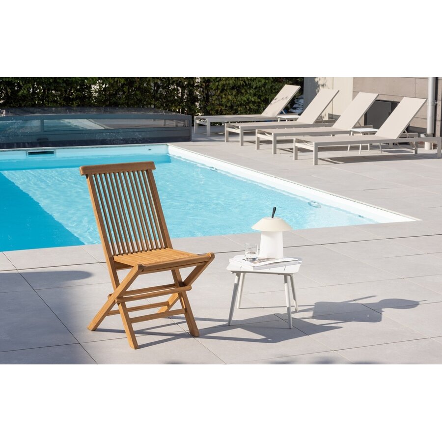 Kenya Teak Tuinstoel Naturel Set van 2