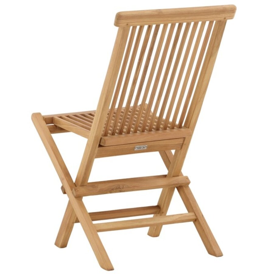 Kenya Teak Tuinstoel Naturel Set van 2