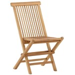 Hjem interiors Kenya Teak Tuinstoel Naturel Set van 2