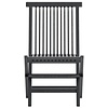 Kenya Teak Tuinstoel Zwart Set van 2