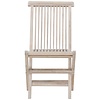 Kenya Teak Tuinstoel White Wash Set van 2