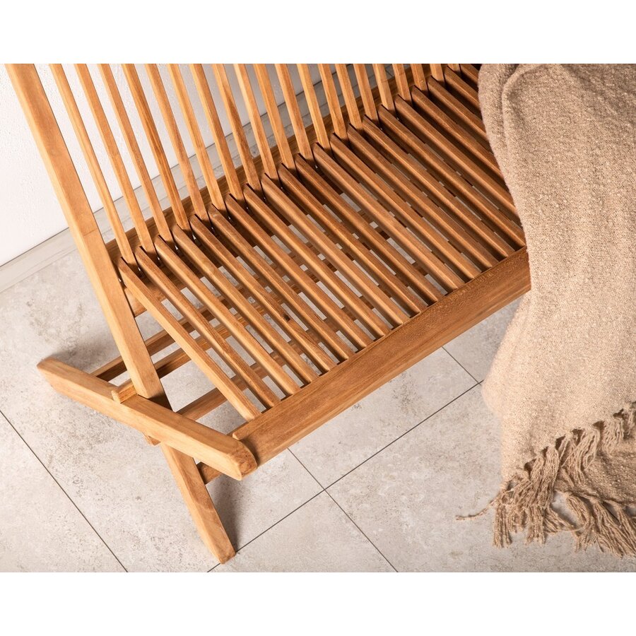 Ghana Teak Tuinbank Naturel