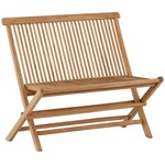 Hjem interiors Ghana Teak Tuinbank Naturel