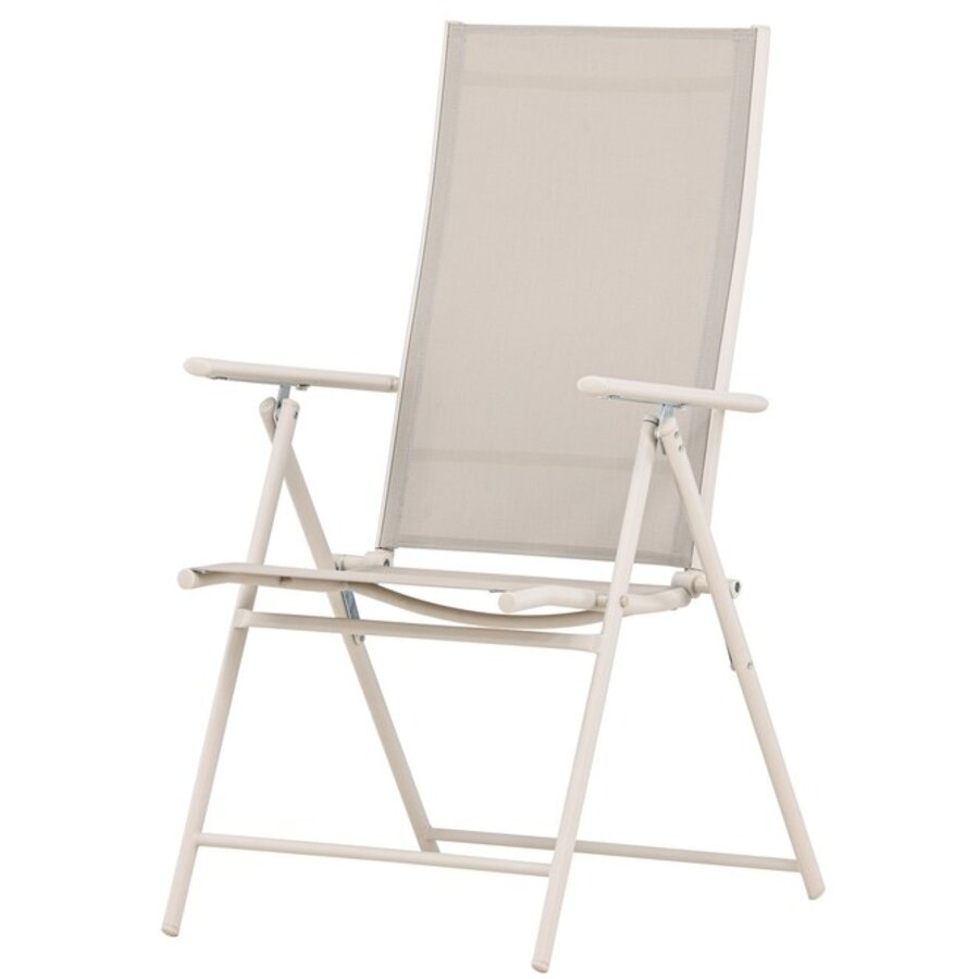 Lavenzo Verstelbare Standenstoel Beige/Textyleen