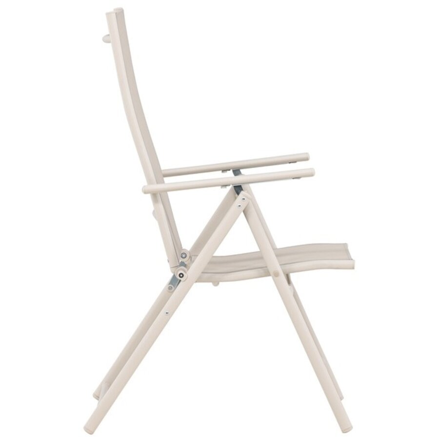 Lavenzo Verstelbare Standenstoel Beige/Textyleen