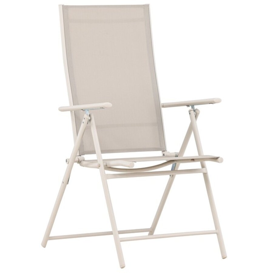 Lavenzo Verstelbare Standenstoel Beige/Textyleen