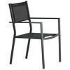Copacabana Tuinstoel Zwart/Textyleen