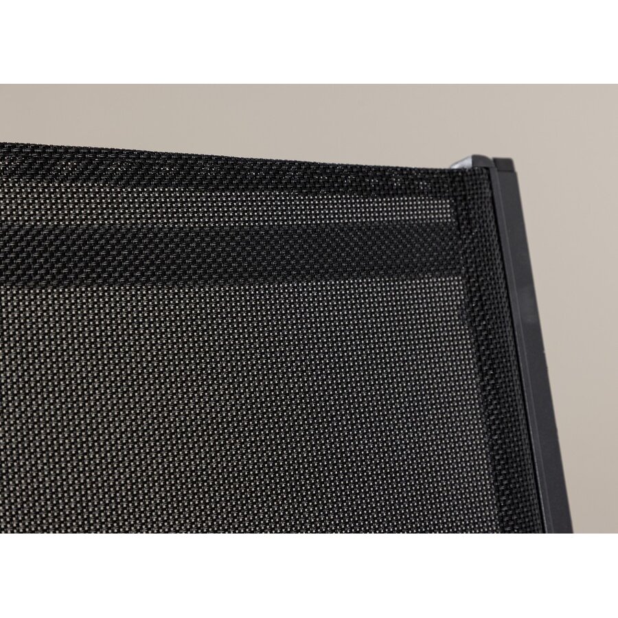 Copacabana Tuinstoel Zwart/Textyleen